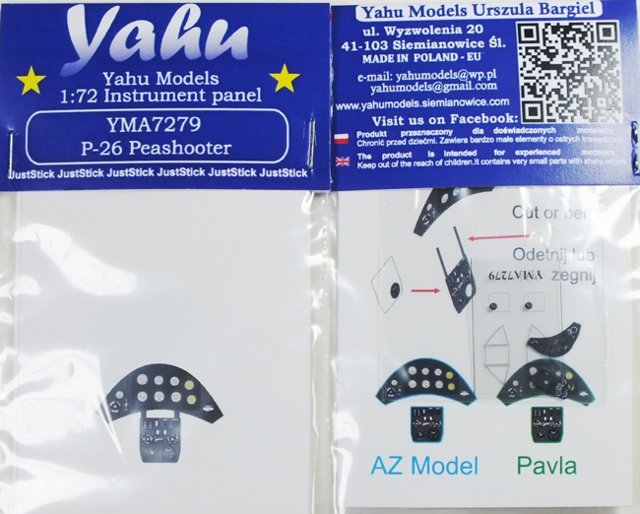 Yahu YMA7279 P-26 (Pavla) 1/72