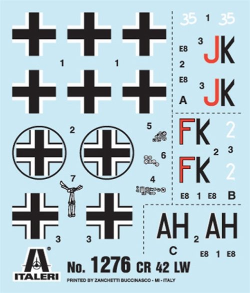 Italeri 1276 CR.42 LW 1/72 – imagen 2