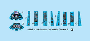 Trumpeter 03917 Russian Su-30MKK Flanker G 1/144 – imagen 7