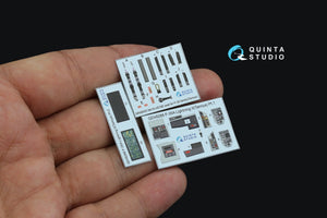 Intérieur imprimé en 3D et coloré sur papier décalcomanie Quinta Studio QD48288 F-35A (Tamiya) 1/48 – image 4