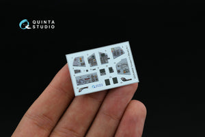 Quinta Studio QDS+48058 Tornado F.3 3D-Printed &amp;amp; coloured Interior on decal paper (Revell) (small version) (with 3D-printed resin parts) 1/48 – imagen 4