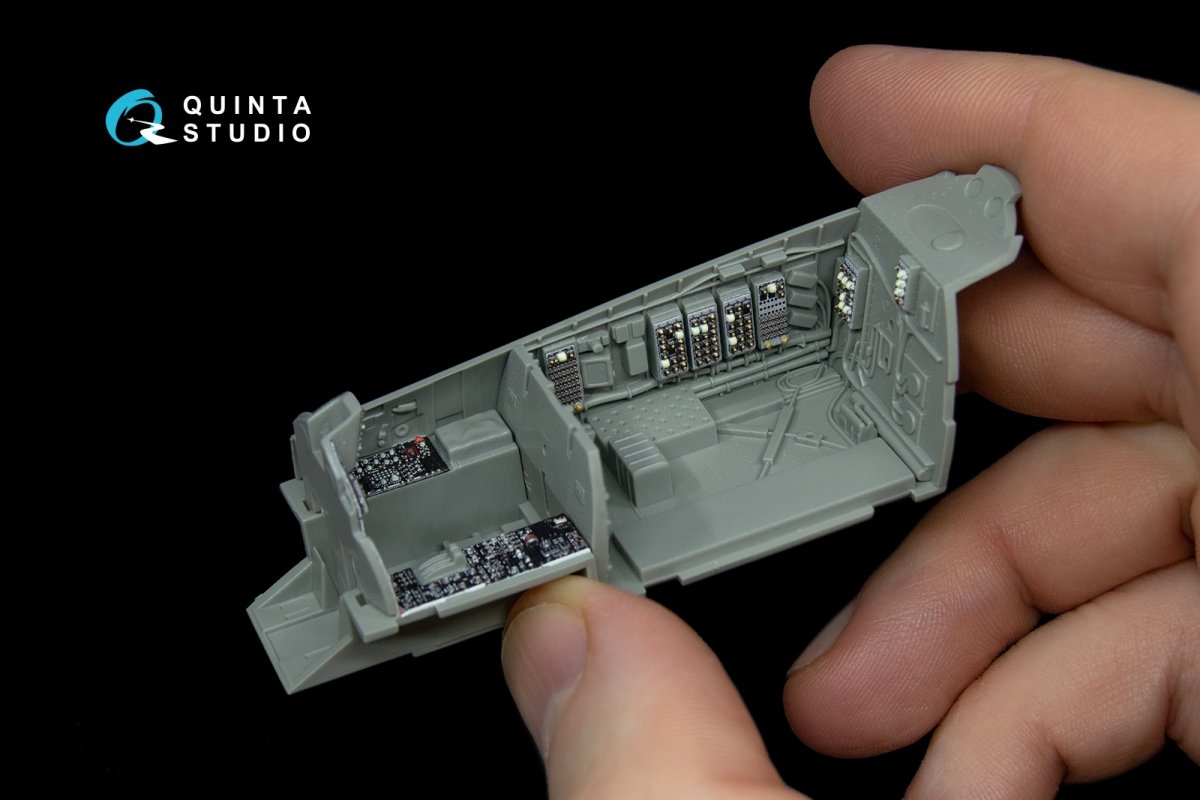 Quinta Studio QD48038 F-15A 3D-Printed &amp;amp; coloured Interior on decal paper (for GWH kit) 1/48 – imagen 2