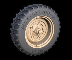 Roues tout-terrain Panzer Art RE35-266 Schwimmwagen 1/35  – image 2