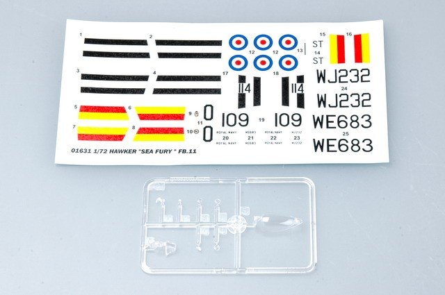 Trumpeter 01631 Hawker Sea Fury FB.11 1/72 – zdjęcie 4