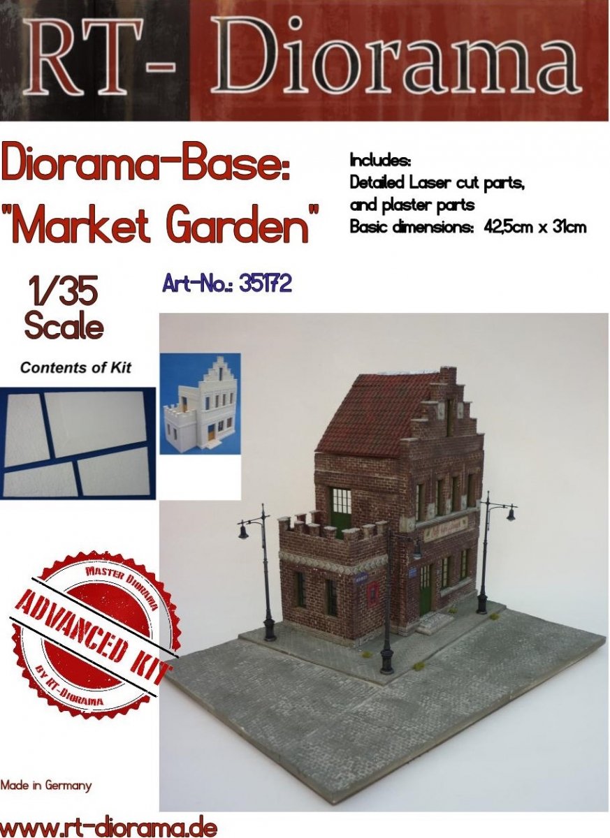 RT-Diorama 35172 Diorama-Base: "Market Garden" 1/35