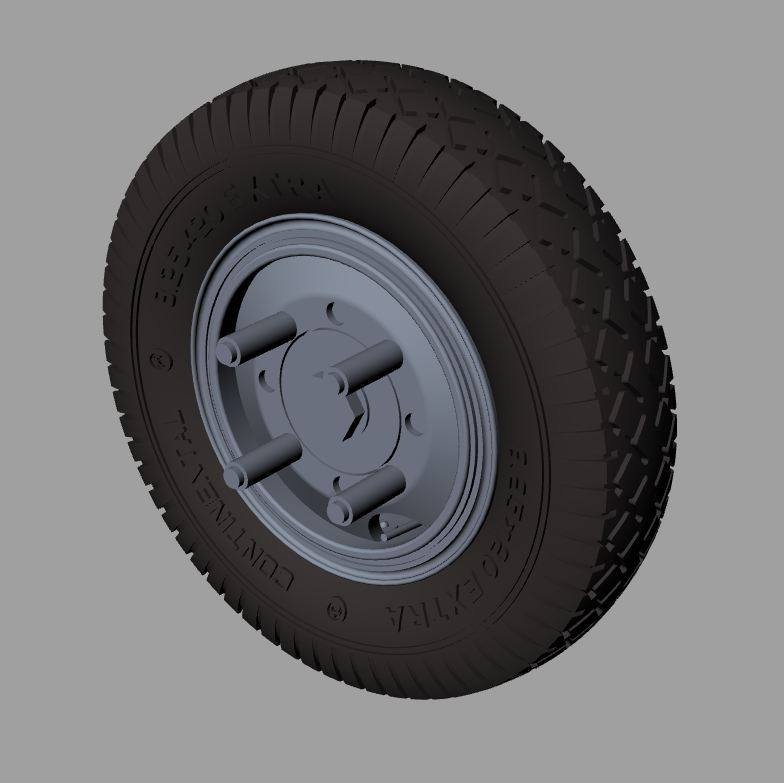 Panzer Art RE35-453 M-35 ADGZ-Daimler road wheels (Continental) 1/35 – imagen 4