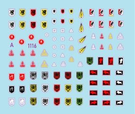 Star Decals 72-A1116 StuG-Abt #1 Generic insignia and unit markings for the Sturmgeschûtz units. StuG-Abt 177. 182, 185, 186, 190, 191, 197 1/72 – Bild 2