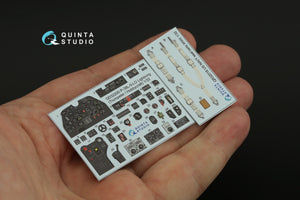 Quinta Studio QD32200 P-38L-5-LO Lightning 3D-Printed &amp;amp; coloured Interior on decal paper (Trumpeter/Hobbycraft) 1/32 – immagine 8