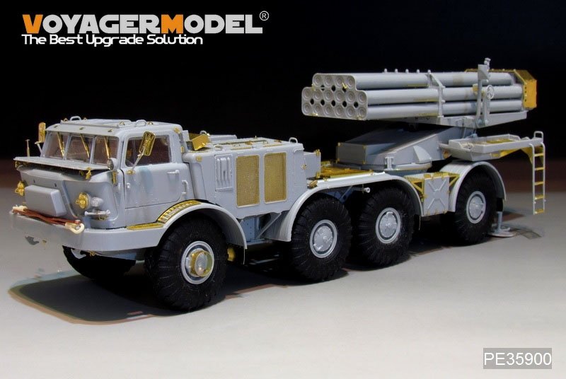 Voyager Model PE35900 Modern Russian 9P140 TEL of 9K57 Uragan(BM-27) MLRS Basic For TRUMPETER 1/35 – imagen 3