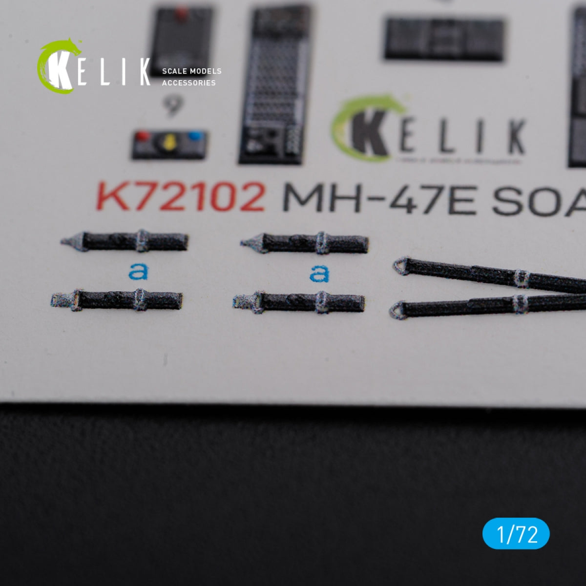 KELIK K72102 MH-47E interior 3D decals for Italeri kit 1/72 – imagen 6