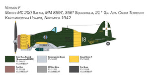 Italeri 2767 Macchi C.200 Serie XXI-XXIII 1/48 – imagen 8