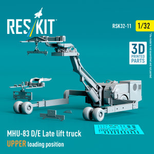 RESKIT RSK32-0011 MHU-83 D/E Late lift truck UPPER loading position (3D Printed model kit) 1/32 – imagen 3