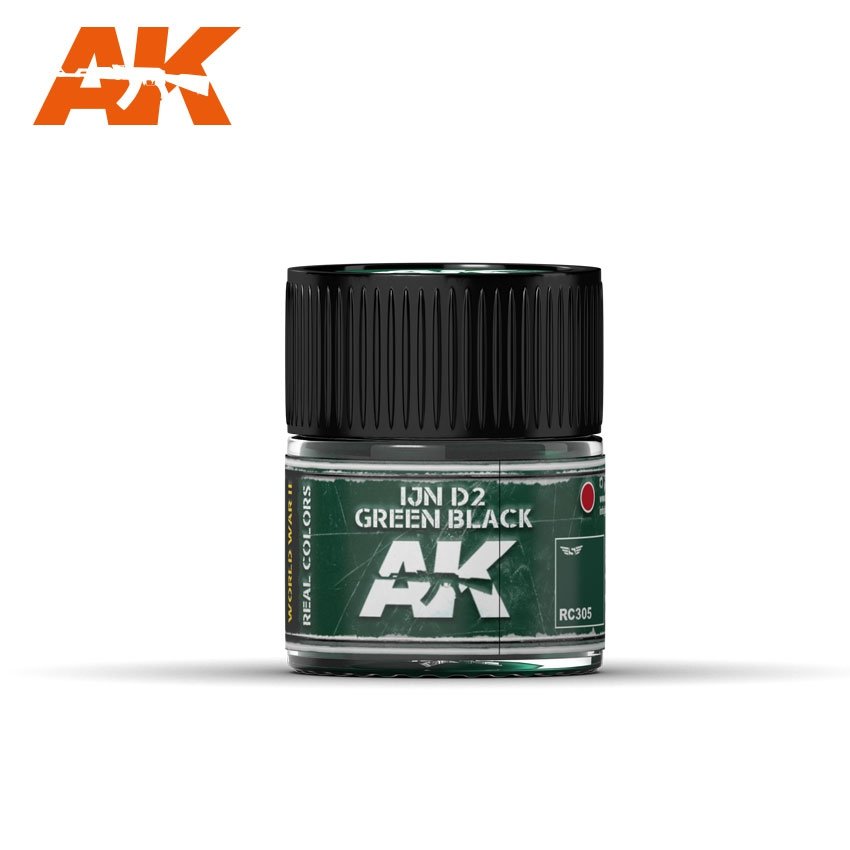 AK Interactive RC305 IJN D2 GREEN BLACK 10ML