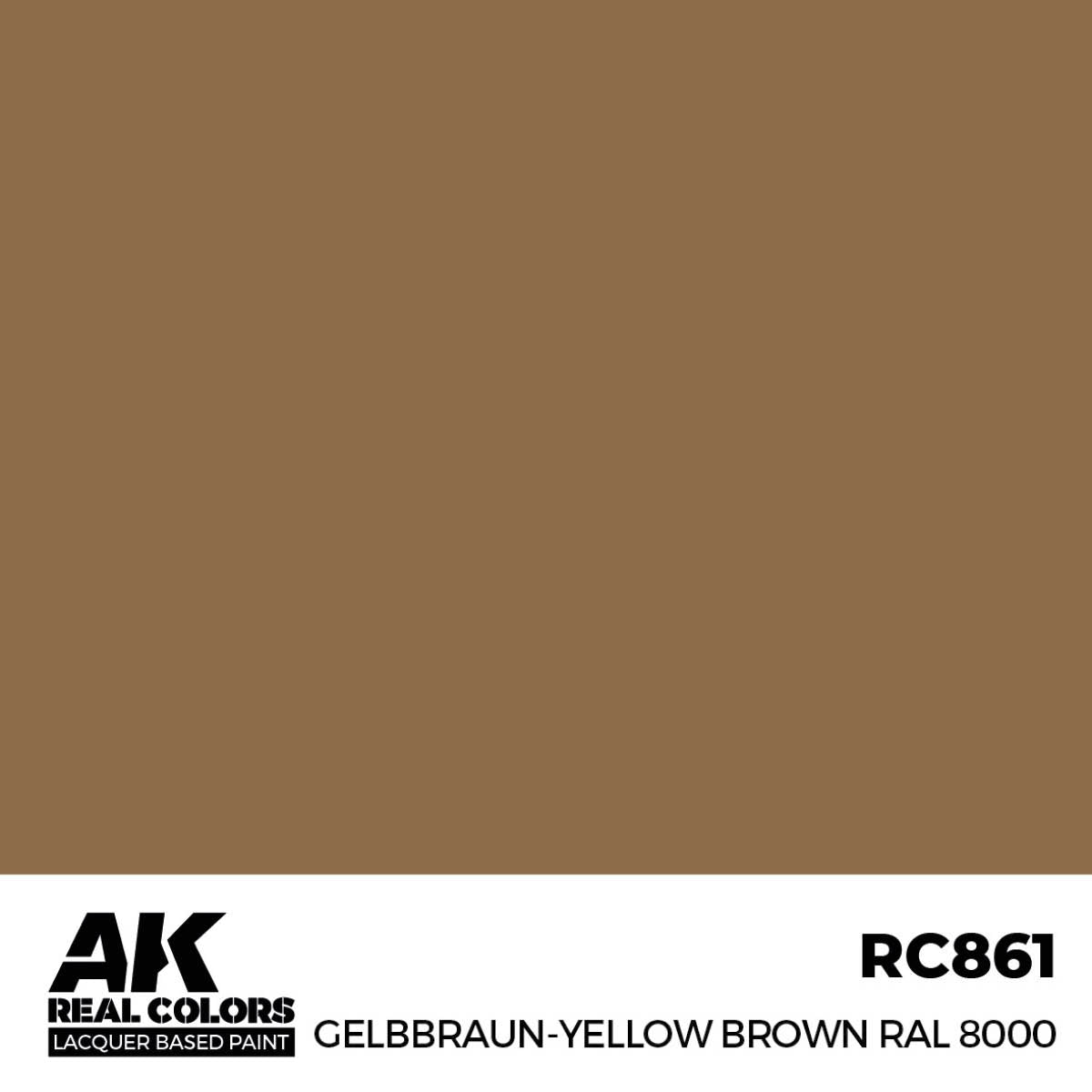 AK Interactive RC861 Gelbraun-Yellow Brown RAL 8000 17 ml