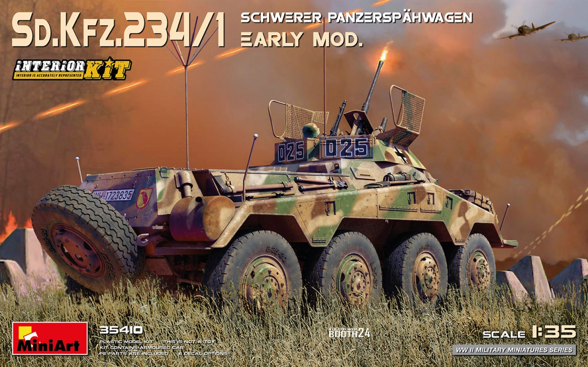 MiniArt 35410 Sd.Kfz.234/1 Schwerer Panzerspahwagen. PREMIER MOD. KIT INTÉRIEUR 1/35