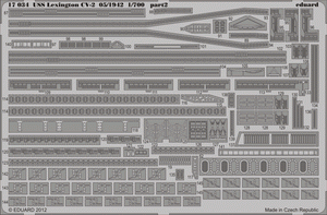 Eduard 17034 USS Lexington CV-2 05/1942 TRUMPETER 1/700