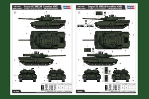 Hobby Boss 84504 Leopard C2 MEXAS (Chasseur de combat principal canadien) (1/35) – image 3