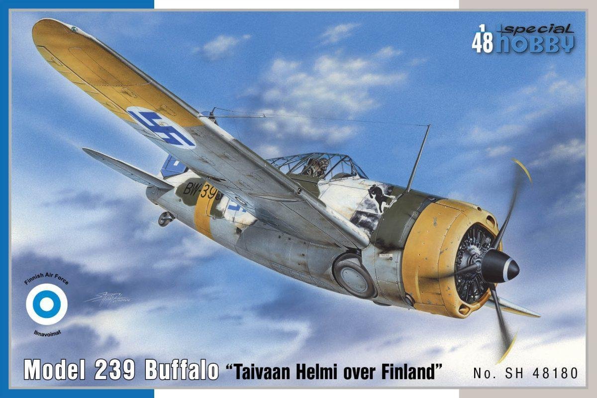 Special Hobby 48180 Modèle 239 Buffalo Taivaan Helmi au-dessus de la Finlande (1/48)