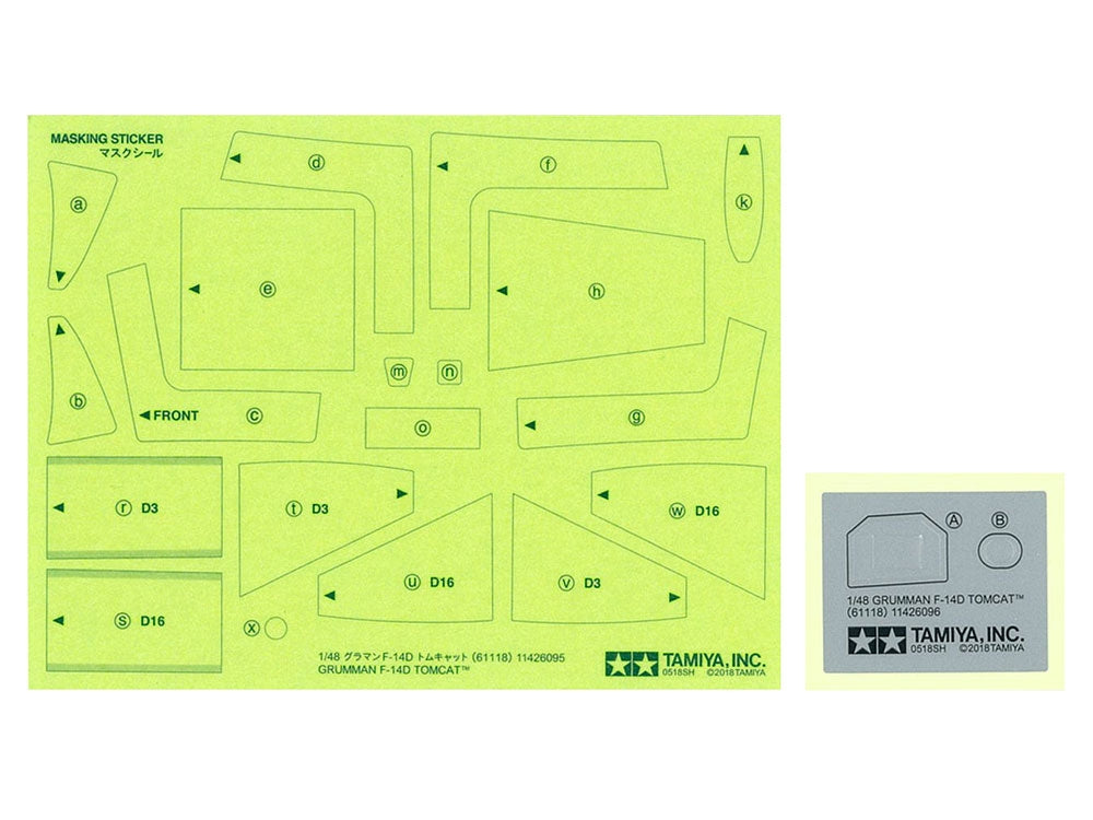 Tamiya 61118 Grumman F-14D Tomcat 1/48 – immagine 22