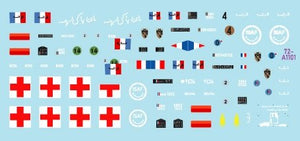 Star Decals 72-A1101 ISAF-Afghanistan # 2. Peacekeepers from France. Renault VAB, VAB Sanitaire, Panhard VBL. 1/72 – imagen 3