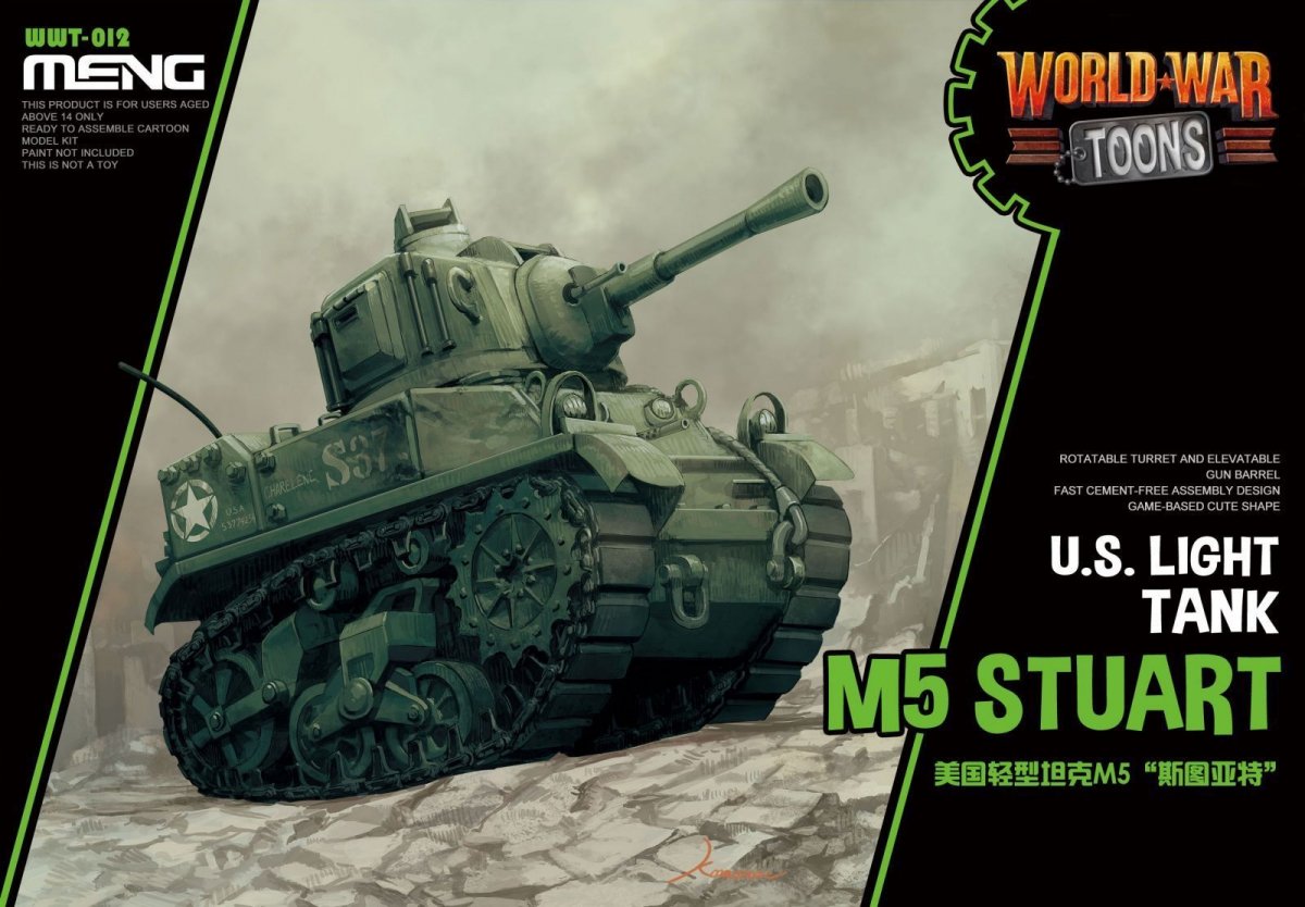 Char léger américain M5 Stuart, modèle Meng WWT-012
