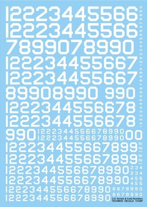Techmod 72108 - US Serial &amp; Code Numbers (1/72)