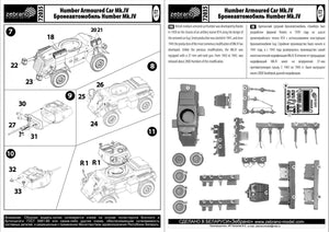 Zebrano 72035 Daimler Armored Car Mk.IV 1/72 – imagen 5