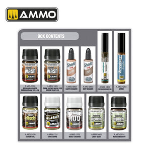 AMMO of Mig Jimenez 7816 SUPERPACK KURSK Weathering Solution Box – image 2