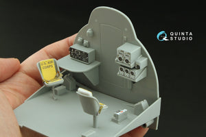 Quinta Studio QD32234 Boeing B-17E/F Radio operator&amp;#39;s compartment. 3D-Printed coloured Interior on decal paper (HK models) 1/32 – immagine 10