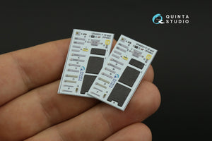 Quinta Studio QD48418 F-16D block 30 3D-Printed &amp;amp; coloured Interior on decal paper (Kinetic 2022 tool) 1/48 – immagine 7