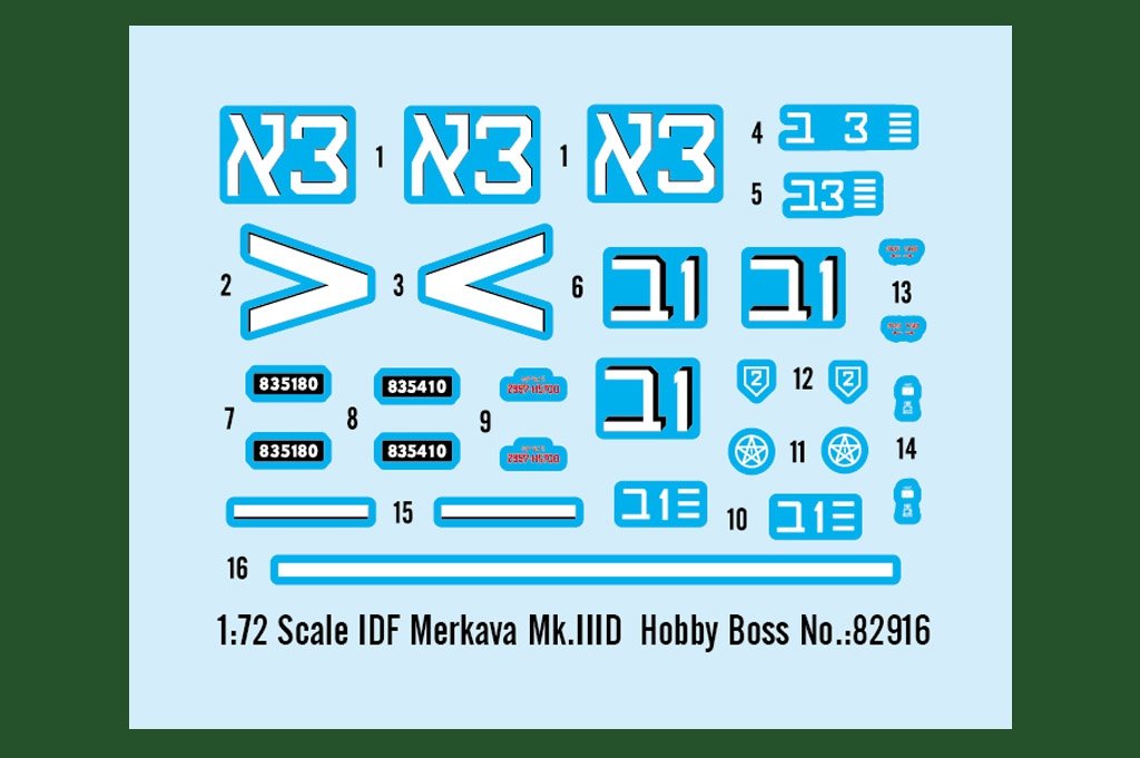 Hobby Boss 82916 IDF Merkava Mk.IIID 1/72 – Bild 2