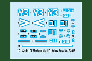 Hobby Boss 82916 IDF Merkava Mk.IIID 1/72 – Bild 2