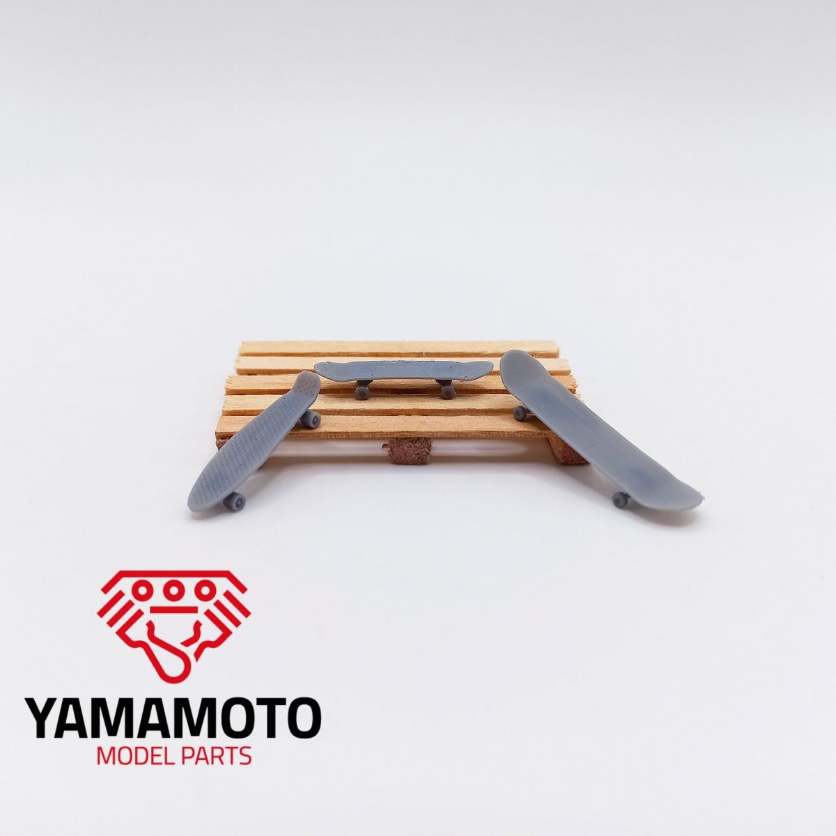 Yamamoto Model Parts YMPTUN60 Skateboard kit 1/24 – imagen 2