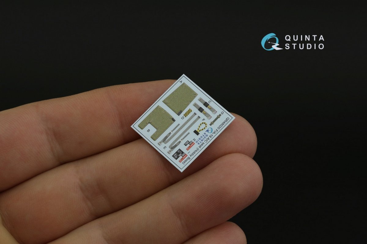 Quinta Studio QD48277 F/A-18А 3D-Printed &amp;amp; coloured Interior on decal paper (HobbyBoss) 1/48 – imagen 7