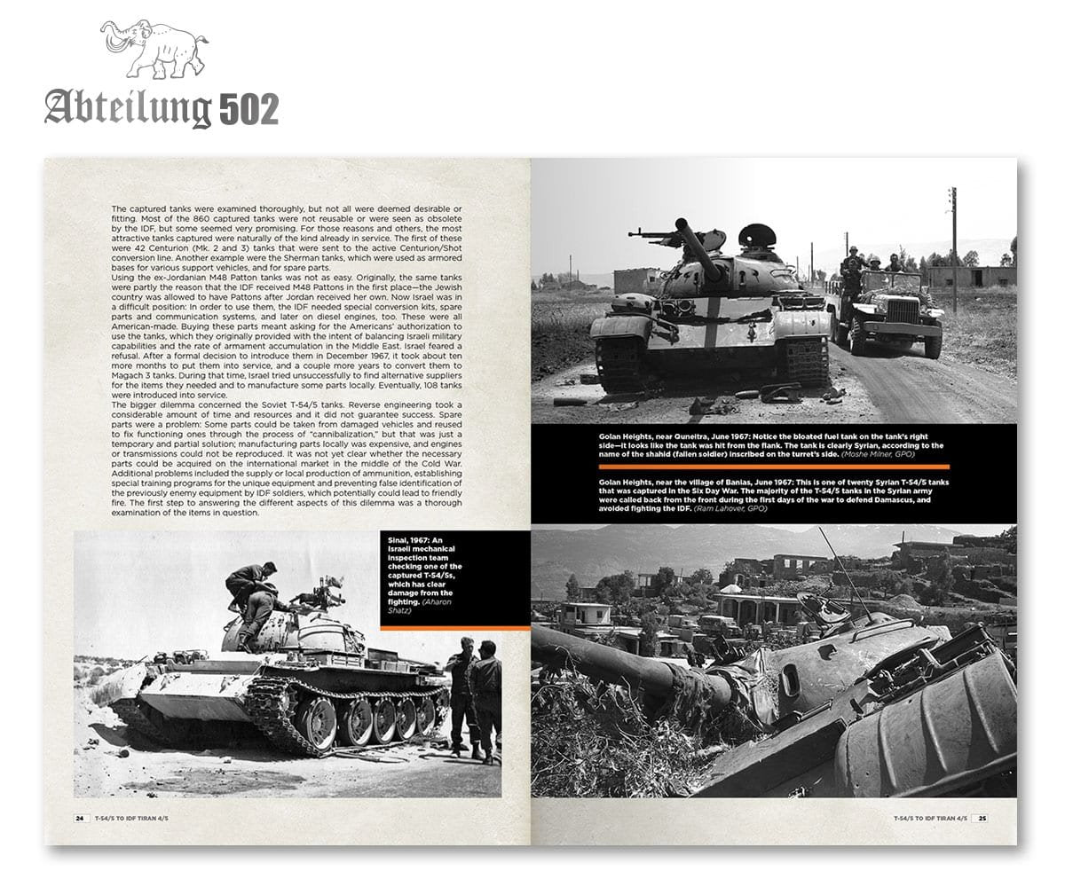 502 Abteilung ABT607 T-54/5 TO IDF TIRAN 4/5 THE BIRTH OF A BASTARD TANK – Bild 2