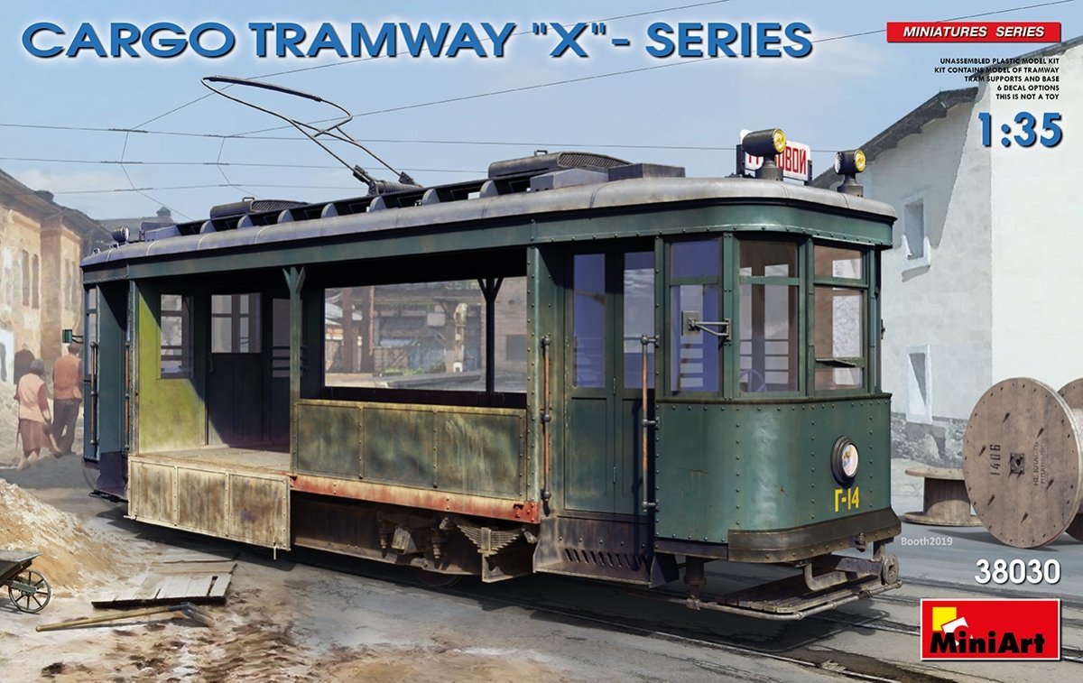 Miniart 38030 TRAMWAY DE MARCHANDISES SÉRIE « X » 1/35