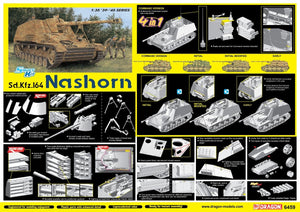 Dragon 6459 Sd.Kfz.164 Nashorn (4 in 1) 1/35 – Bild 2
