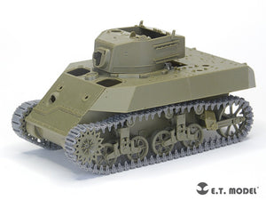 E.T. Model P35-039 WWII US ARMY M3/M5 Stuart Light Tank T36E6 Workable Track ( 3D Printed ) 1/35 – immagine 4
