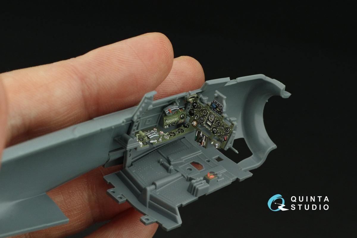 Quinta Studio QD48493 A6M2 Zero Nakajima Production 3D-Printed colored Interior on decal paper (Eduard) 1/48 – image 8