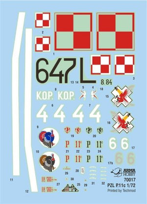 Arma Hobby 70017 PZL P.11c Kresy 1/72 – zdjęcie 10