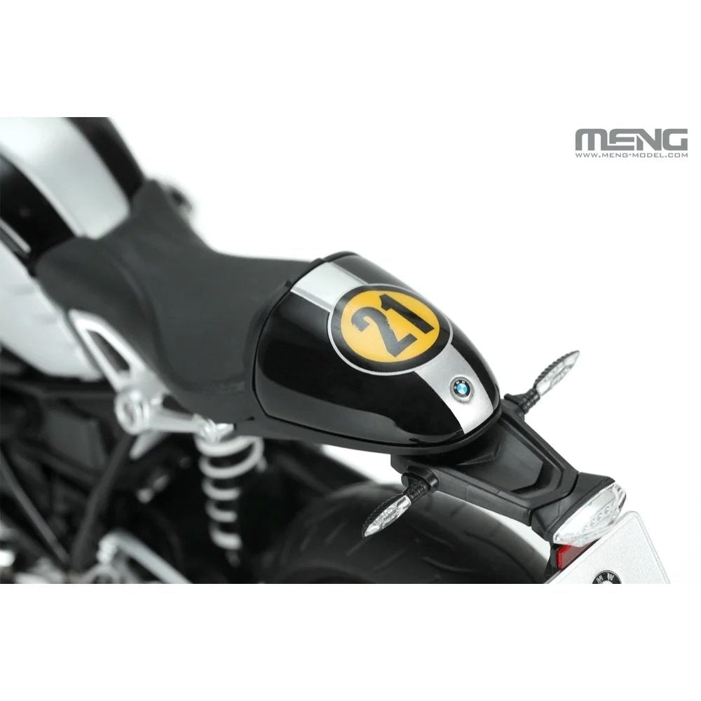 Meng Model MT-003u BMW R nineT Option 719 Black Storm Metallic Vintage Pre-coloured Edition 1/9 – imagen 5