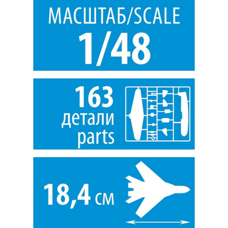 Zvezda 4833 LaGG-3 SOVIET WWII FIGHTER 1/48 – Bild 8
