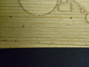Pontos 35001WD1 IJN Yamato Wooden Deck set 1945 1/350 – imagen 2