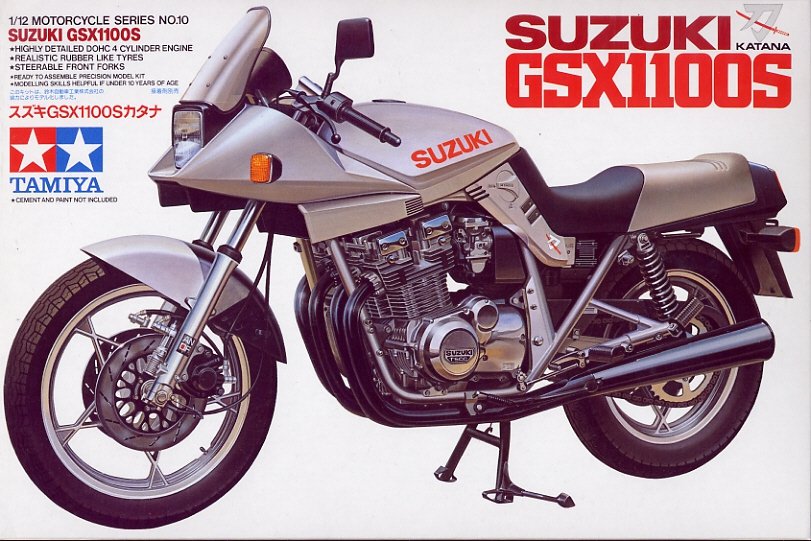 Kit Tamiya 14010 Suzuki GSX1100S Katana - CF410 (1/12)