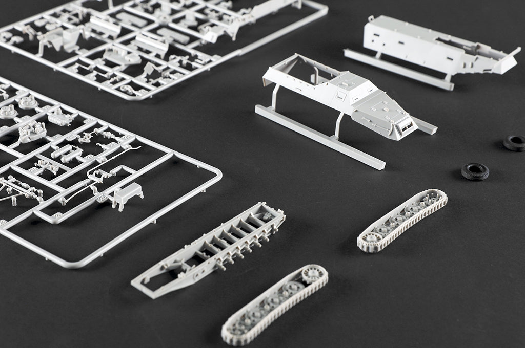 Trumpeter 07404 Sd.Kfz.8 Gepanzerter Zugkraftwagen 12t 1/72 – imagen 18