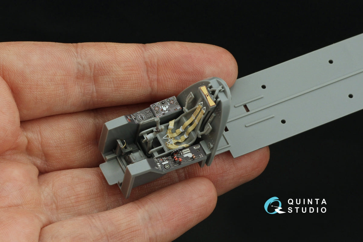 Intérieur imprimé en 3D et coloré sur papier décalcomanie Quinta Studio QD48515 Do 335A-12 Trainer (Tamiya) 1/48 – image 7