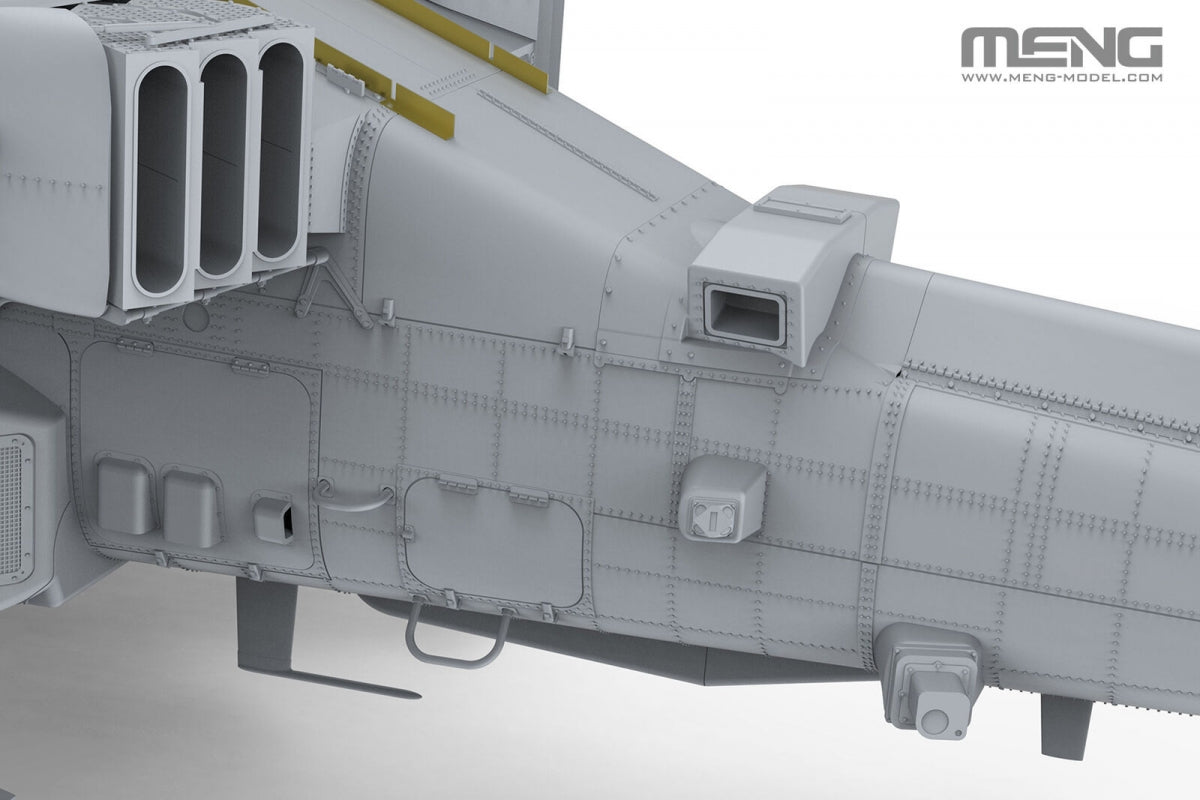 Meng Model QS-005 AH-64 D Saraf - Heavy Attack Helicopter (Israeli Air Force) 1/35 – imagen 13