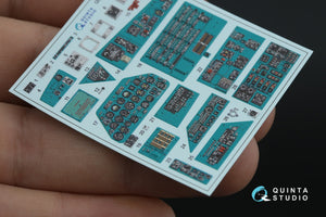 Quinta Studio QDS-48570 Mi-24A 3D-Printed &amp;amp; coloured Interior on decal paper (Trumpeter) (small version) 1/48 – imagen 5
