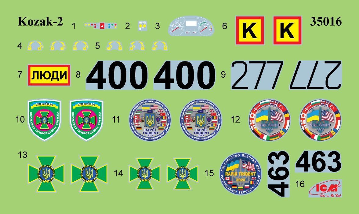 ICM 35016 Kozak-2 State Border Guard Service of Ukraine 1/35 – Bild 12