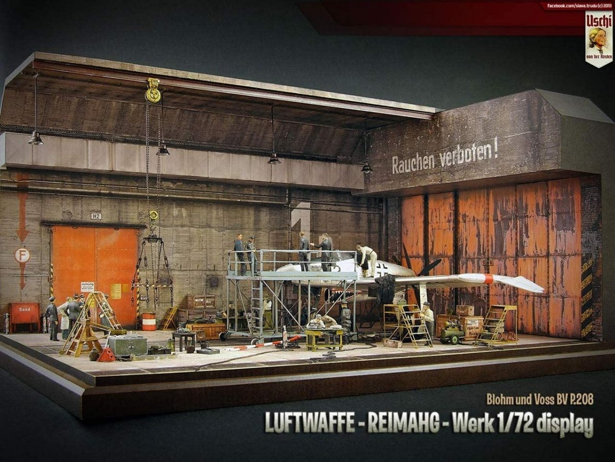 Uschi van der Rosten 5001 Reimahg Werk"Lachs" Le kit complet 1/72